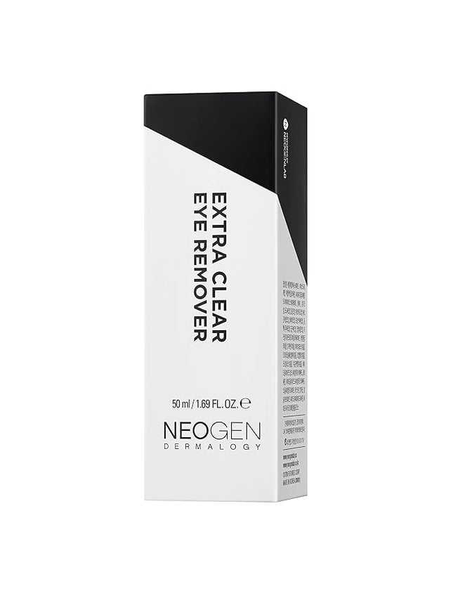 DERMALOGY by NEOGENLAB Extra Clear Makeup Remover, Gentle Eye & Lip Cleanser for Sensitive Skin, Removes Waterproof Makeup, K-Beauty, 1.69 fl oz (50 ml)