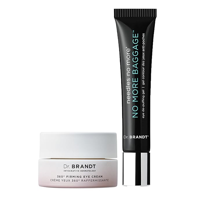 Dr. Brandt Truly Eye Opening Duo - Includes No More Baggage (0.5 oz) & 360° Firming Eye Cream (0.5 oz)