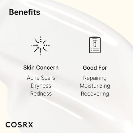 COSRX Snail Mucin 92% Moisturizer, Daily Repair Face Gel Cream Tube Type for Dry, Sensitive Skin, Not Tested on Animals, No Parabens, No Sulfates, No Phthalates, Korean Skin Care (3.52 Fl Oz / 100g)