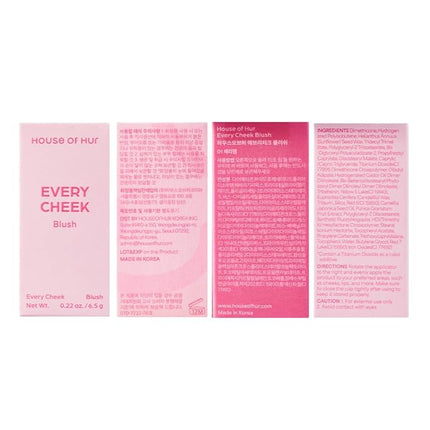 House of Hur Every Cheek Blush | Hydrating Moisture Blush Stick | Super Food Extracts | 0.23 Oz (5 Colors) - Cherry Jam