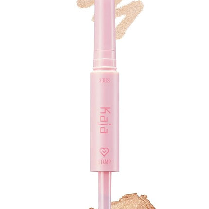 Kaja Eyeshadow - Wink Dazzle 02 Champagne Sequin (Shimmer) | Glitter, Smudge Proof, Creamy Formula, Vegan, Cruelty-Free, Creamy, Blendable, High Pigmentation Shimmer Stick, Long Lasting, Waterproof