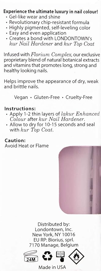 LONDONTOWN Lakur Nail Colour, Lemonade Pop