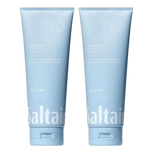 Saltair Body Lotion - 2 Pack Moisturizing Lotion For Dry Skin. Seascape Scented Hydrating Body Cream with Nourishing Moisturizer Formula. Skin Care for Women and Men. 2x 10oz Tubes