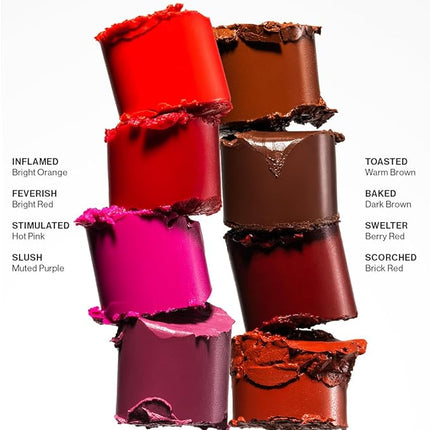 MAKE Beauty Heat Stroke Cream Blush Stick for Cheeks with Natural Hydrating Dewy Finish. Creamy Gel Blush Balm - Shade Flare, Warm Rose Cheek Tint