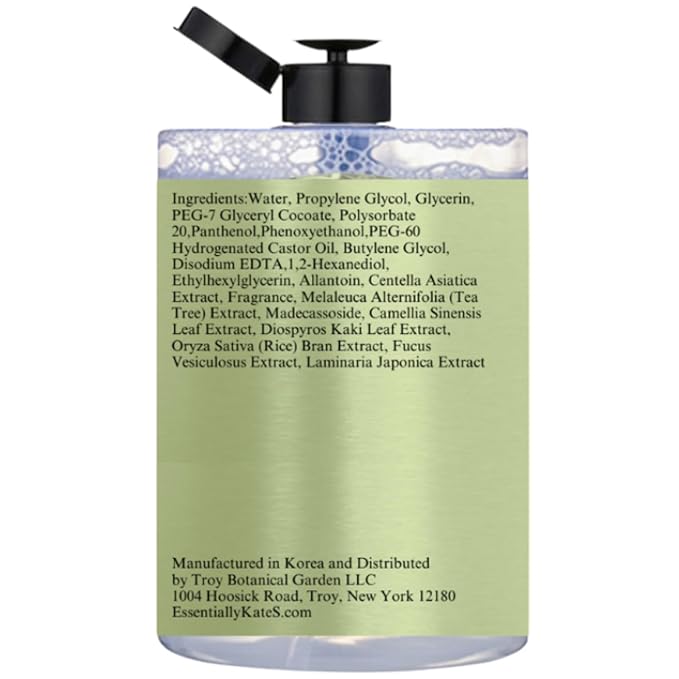 Korean Beauty Micellar Water, Hydrating Facial Cleanser & Eye Makeup Remover 500ml (16.9 Fl oz), a Jumbo size, Suitable for Sensitive Skin