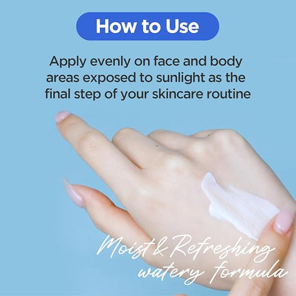 WELLAGE Real Hyaluronic Watery Glow Sunscreen Double Set SPF50 - Broad Spectrum UV Protection with 6 Types Hyaluronic Acid - No White Cast, Makeup Base - K-Beauty Face Sunscreen, 1.69 fl.oz x 2 Pack