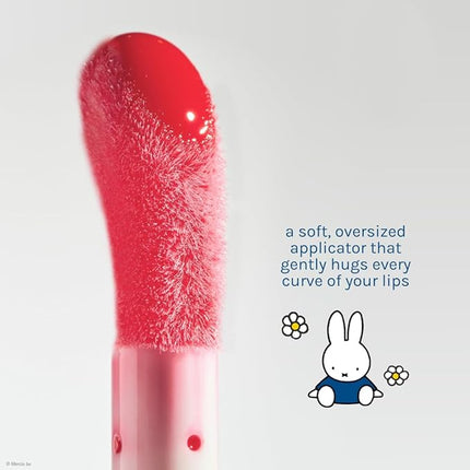The Crème Shop Miffy Lip Stain, Glossy Finish, Long Wear, Formulated with Jojoba Oil, Sunflower Oil to hydrate, soothe, and moisturize lips, Korean formula - Available in 5 Shades (Cinnamon Chic)