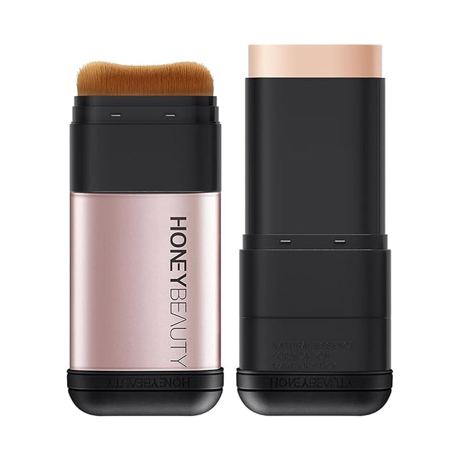 zeesea Multi-Use Makeup Stick - Essence, Concealer, Face Creams, Long-lasting Smooth Skin Coverage, Brighten Skin Color, 0.45oz (12.8g) with Foundation Brushes