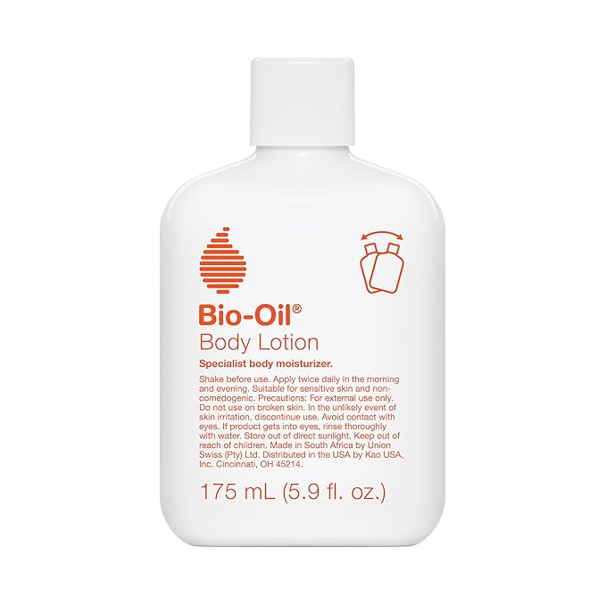 Bio-Oil Moisturizing Body Lotion for Dry Skin, Ultra-Lightweight High-Oil Hydration, with Jojoba, Rosehip, Shea, and Hyaluronic Acid, 5.9 Oz