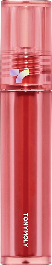 TONYMOLY Perfect Lips Shocking Lip Tint – Long Lasting Semi-Permanent Lip Stain with Moisturizing Formula, N05 Petal Shocking, 0.37 fl oz