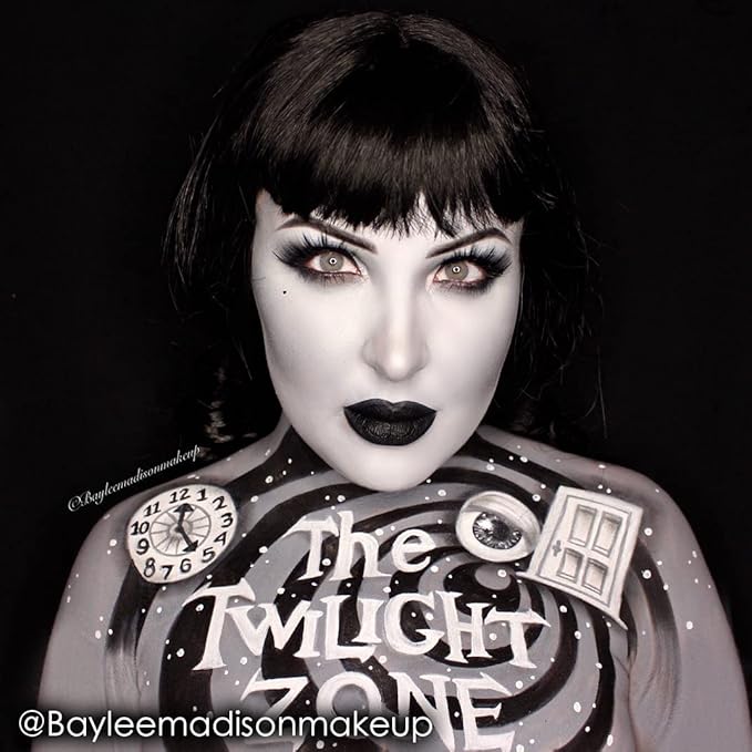 Mehron Makeup Paradise Makeup AQ Pro Size | Stage & Screen Performance, Face & Body Painting, Beauty, Cosplay, and Halloween | Water Activated Face Paint, Body Paint 1.4 oz (40 g) - Storm Cloud