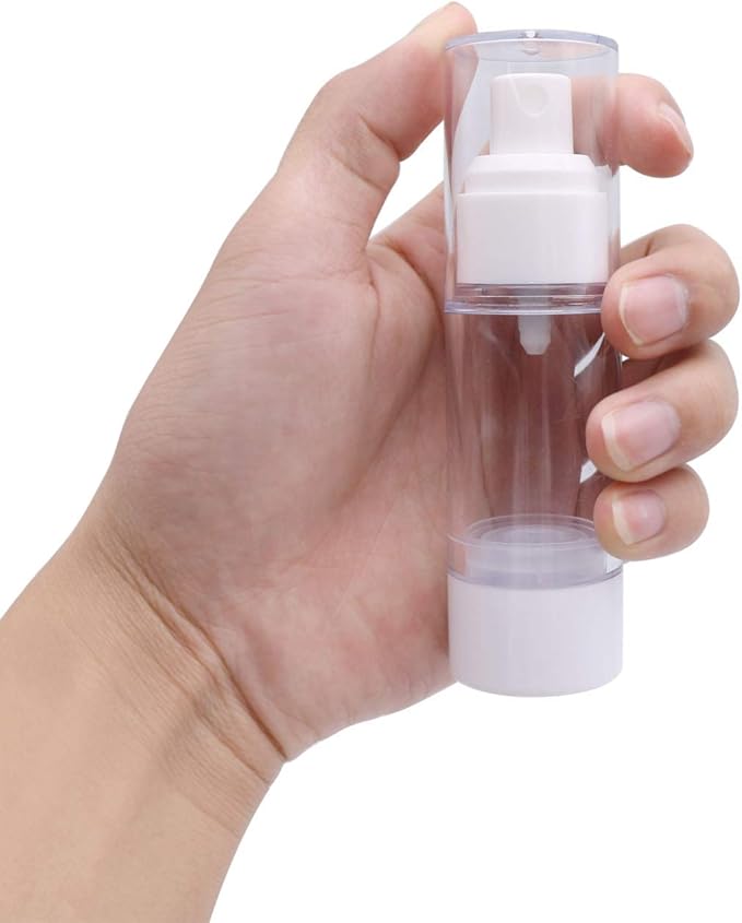 TRENDBOX 30ml / 1oz Airless Spray Bottle Refillable Travel Container for Cosmetic Makeup Water - 4 Pack