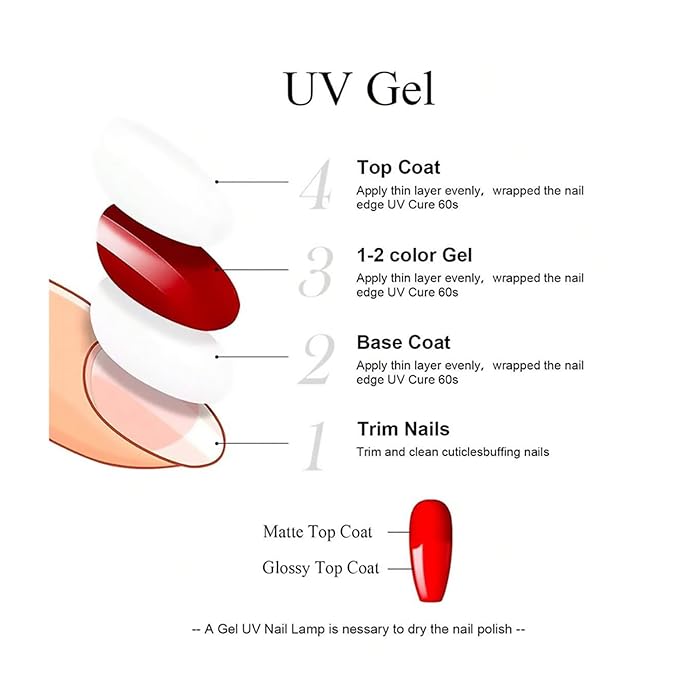 CAMILA ¿ 6pcs 15ml Gel Polish Set Red Pink Nude Green Yellow Gel Nail Polish Kit Soak Off Gel Polish Manicure Salon For Women C Set