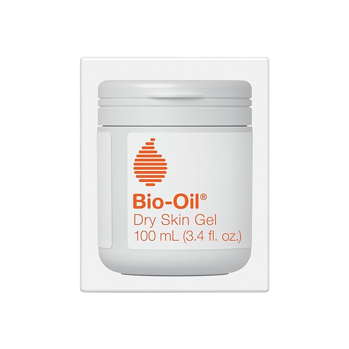 Bio-Oil Dry Skin Gel, Face and Body Moisturizer, Fast Absorbing Hydration, with Soothing Emollients and Vitamin B3, Non-Comedogenic, 3.4 Oz