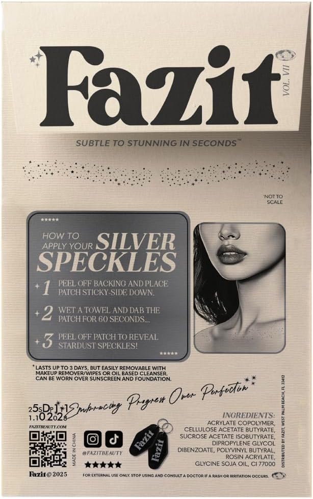 Fazit Makeup Patches - Silver - Decollatage Speckles