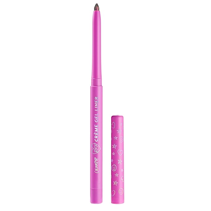 ColourPop Crème Gel Waterproof Chrome Eyeliner - 18HR Wear, Ultra-Pigmented Eyeliner Pencil with Matte & Metallic Finishes - Smudge-Proof, Vegan & Cruelty-Free - Pixie (0.01 oz)