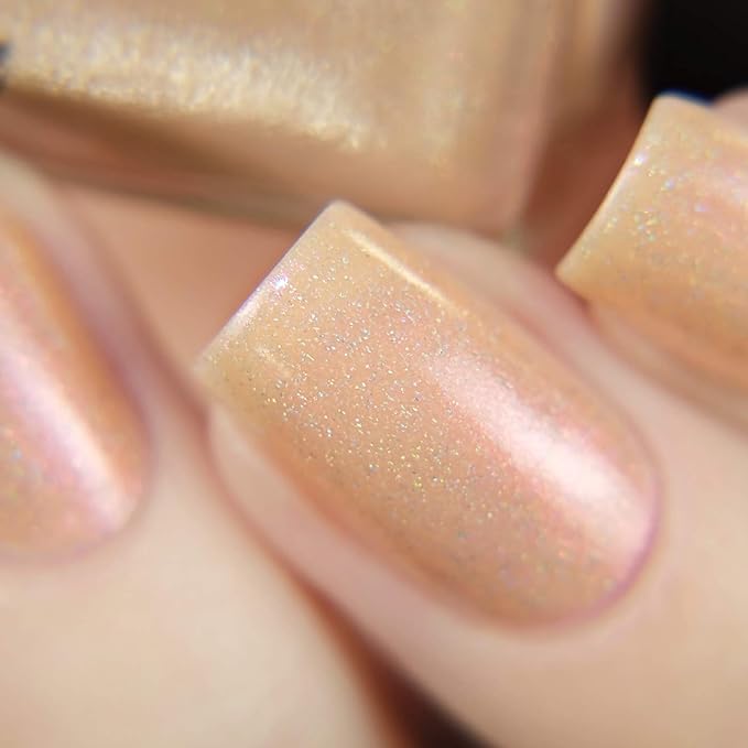 ILNP Secret Society - Beige Holographic Shimmer Nail Polish