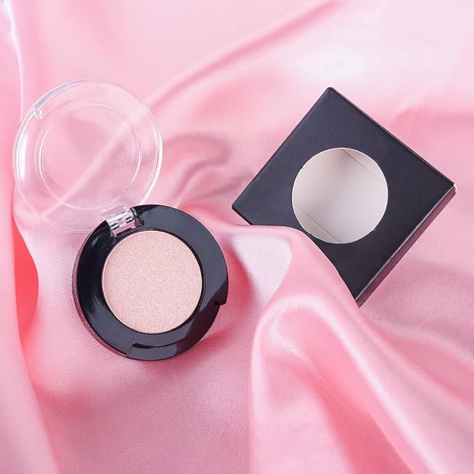 Monochrome Glitter Eyeshadow Makeup Palette, Highly Pigmented Nude Pink Eyeshadow Palette, Shimmer Pressed Powder Eye shadow Makeup, Single Vegan Eye Shadow, Daily Evening Women Girls Eyeshadow Gift9#