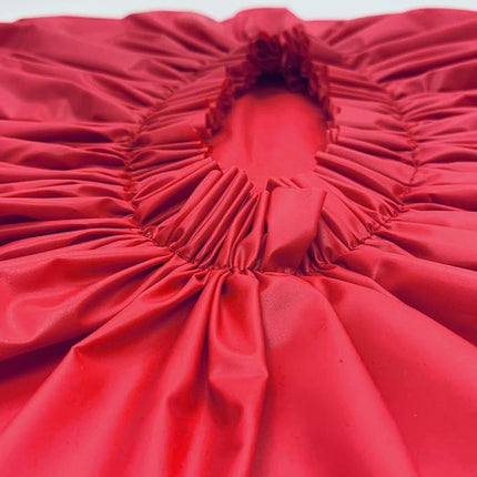 ELEBOX Premium Collection Super Jumbo Shower Cap Red