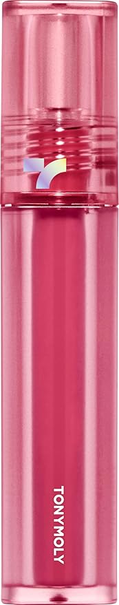 TONYMOLY Perfect Lips Shocking Lip Tint – Long-Lasting Semi-Permanent Lip Stain with Moisturizing Shea Butter, Rosehip, Argan & Jojoba Oils, N11 Rosette Shocking, 0.37 fl oz