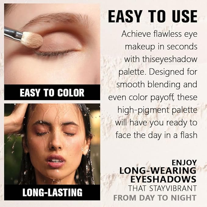 Mauve Taupe Single Matte Eyeshadow Makeup, Neutral Powde Eye Shadow for Women, Brownish Purple Matte Singles Eyeshadow Palette Pigmented Waterproof, sombras para ojos,Girls Eyeshadows Gift 25#