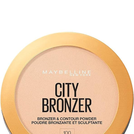 Maybelline New York City Bronzer Powder Makeup, Bronzer and Contour Powder, 100, 0.32 oz.