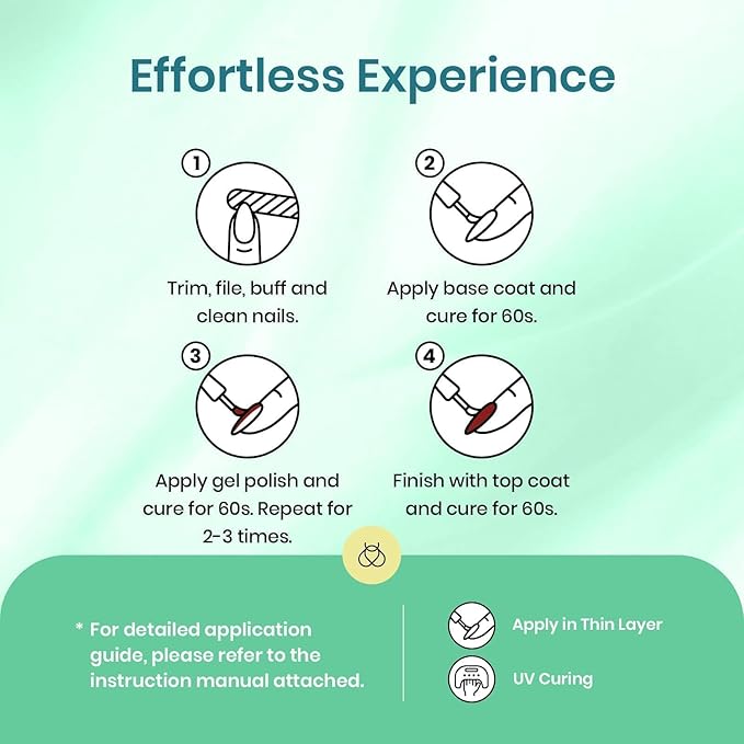 beetles Gel Polish 6 Colors Purple Blue Gel Nail Polish Red Green Gel Polish Set Manicure Nail Art DIY Home Gifts for Women Girls Halloween Nails