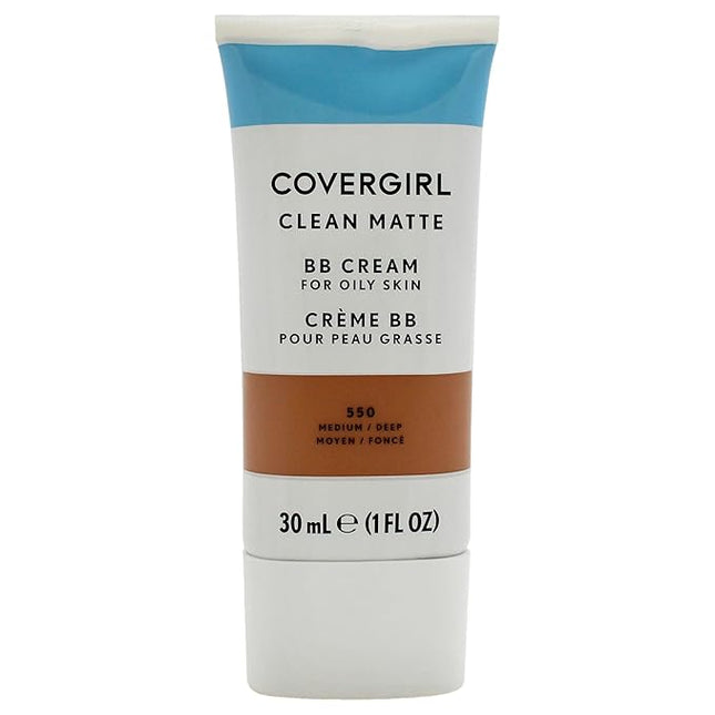 COVERGIRL - Clean Matte BB Cream, Oil-Free, Long-Lasting, Sensitive Skin, Lightweight, 100% Cruelty-Free
