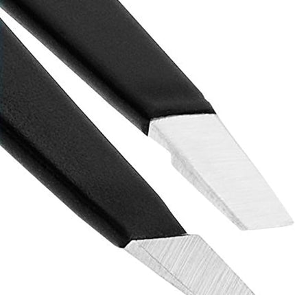 Eyebrow Tweezers Women Facial Hair, Stainless Steel Facial Hair Removal Precision Tweezer for Men & Women in Black, Slanted Tip Eyebrow Plucker for Easy Plucking, Professional Tweezers by AURAY (5)