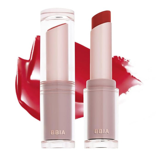 BBIA Ready To Wear Water Lipstick – Sheer Long-Lasting Lip Gloss Stick, Glowy & Glossy Texture, Moisturizing, Transparent & Buildable Color, Natural Tinting, Korea Lip Makeup (03 - WET CAMELLIA)