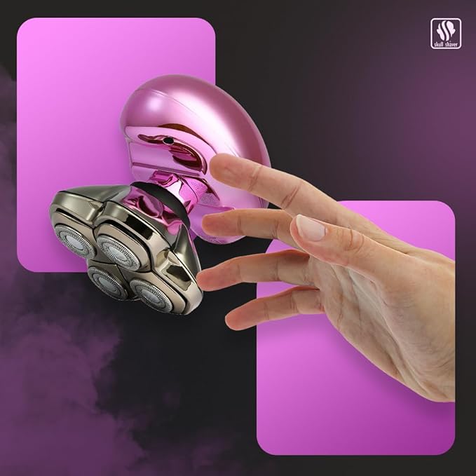 Skull Shaver Butterfly Kiss Pro (Pink): Best Electric Shaver for Bikini, Leg, Body Shaving