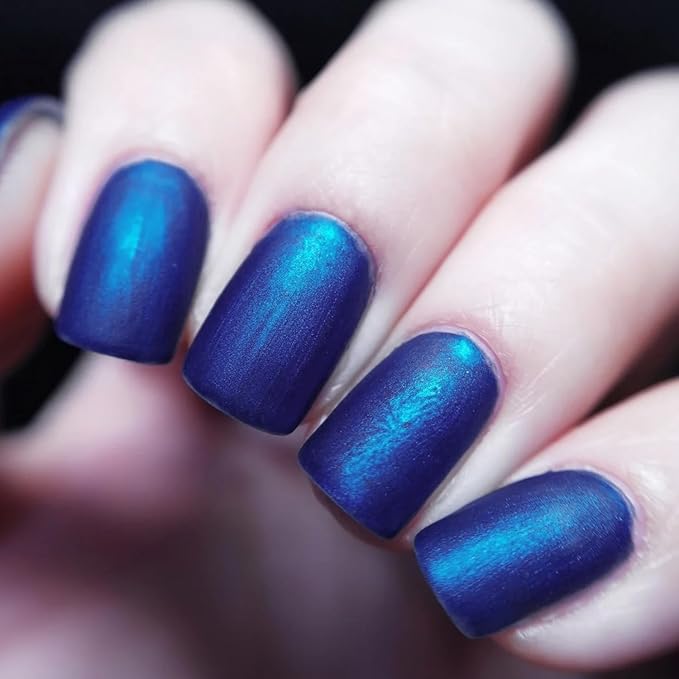 Major Dijit Quick Dry Nail Polish Pearl Blue Summer Nail Lacquer for Nail Art Cruelty-Free Regular Nail Polish 0.41 fl oz.