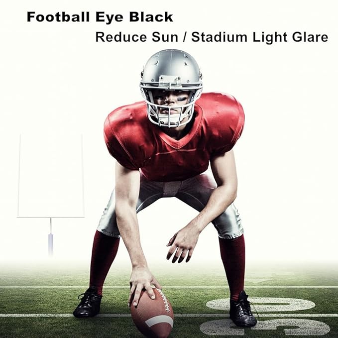 Mysense Black and White Face Body Paint Stick, Eye Black Stick for Sports Baseball Softball Football, Blendable Cream Facepaint for Halloween Costume Clown Skull Skeleton Cosplay Makeup