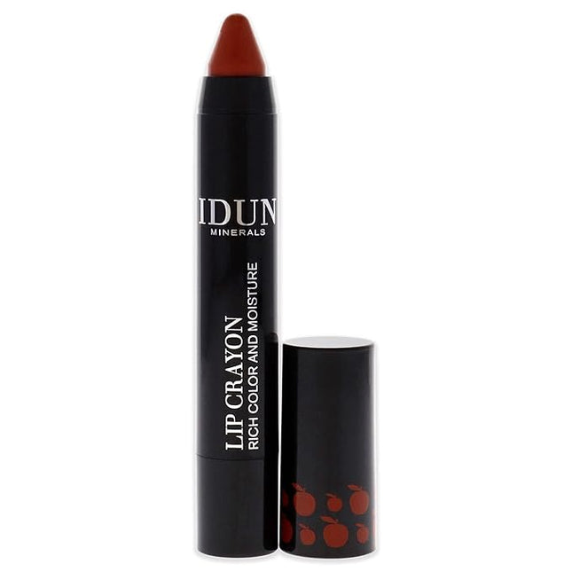Idun Minerals - Lip Crayon - Vegan Formula - Intense Color Payoff - Full Coverage Finish - Lips Stay Moisturized And Soft - Long Lasting - Ideal For All Skin Types - Barbro Terracotta - 0.09 Oz