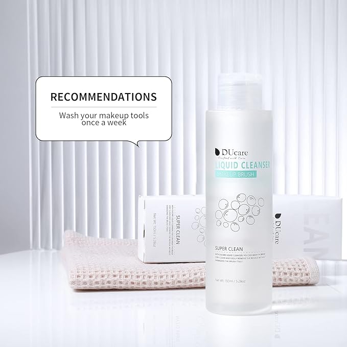 DUcare Makeup Brush Cleaner Shampoo Soap Solid Brush Cleaning Mat Removes Cosmetic Color Brush Cleaner Pad for Cleaning Makeup Sponges Brushes