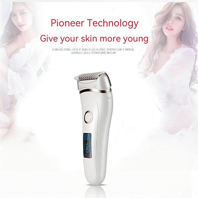 Legs Shaver, Womens Facial Hair Shaver with LED Lights, Can Painlessly Remove Body Hair