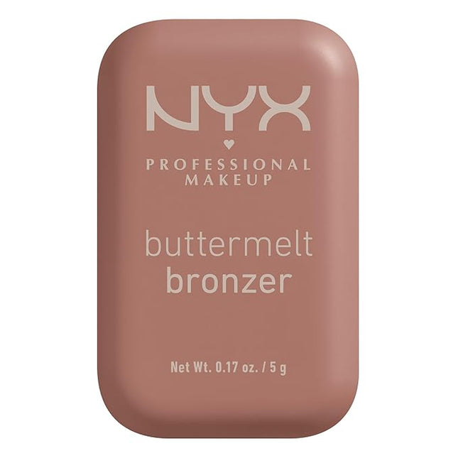NYX PROFESSIONAL MAKEUP Matte Buttermelt Bronzer, Longwear Face Makeup with Up to 12 Hours of Wear, Vegan Formula - Deserve Butta (Light Medium Cool)