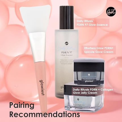 Dream Glow Beauty Wand For Face | Makeup Application, Beauty Tool for Skin Care, Silicone Tip, Elastic Brush (Pink)