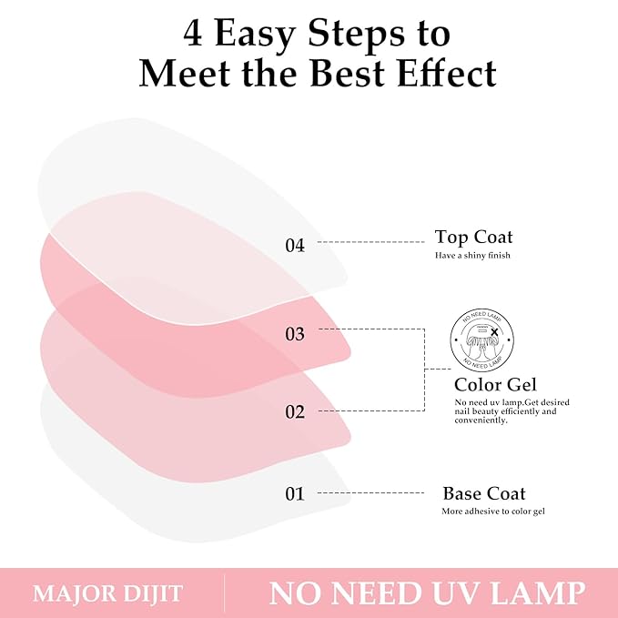 DouborQ 6 Colors Neutral Nude Nail Polish Set Nude Pink Finger Nail Polish Bulk Manicure Nail Art Home Salon Long-lasting Sequins Nail Art Varnish (19-24)