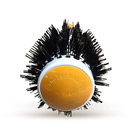 GK HAIR Global Keratin Professional Large Thermal Extra Round Brush 43mm Ceramic Coated Barrel Anti Static Frizz Control Blow Drying Styling Detangling for Long Short Curly Tangle Straight Hair Unisex