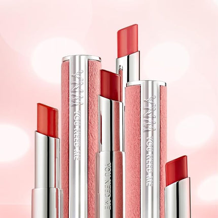 YNM Candy Gloss Balm 3g (11 MELTING FIG, 3g) (+12 colors) K-beauty, Tinted, Color Lipstick Balm, Glossy, Moisture, korean, Jello lips, Non-Sticky and Long-lasting