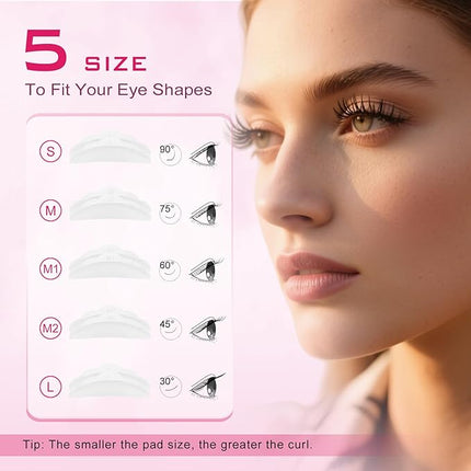 Lash Lift Kit, Eyelash Perm Kit, Professional At Home Eyelash Lift Kit with Upgraded Glue, DIY Lash Perm Set Easy for Beginner, Lasting Curling Perming Lash Extension Set Suitable For Salon & Home