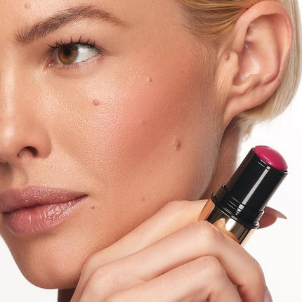 MAKE Beauty Heat Stroke Cream Blush Stick for Cheeks with Natural Hydrating Dewy Finish. Creamy Gel Blush Balm - Shade Stimulated, Hot Pink Cheek Tint