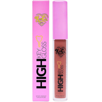 Kimchi Chic Beauty High Key Gloss, High-Shine Lip Gloss Helps Illuminate Your Look and Face, Non-Sticky, Pink With Deep Peach Undertone, 09 Soda Pop, 3.5ml