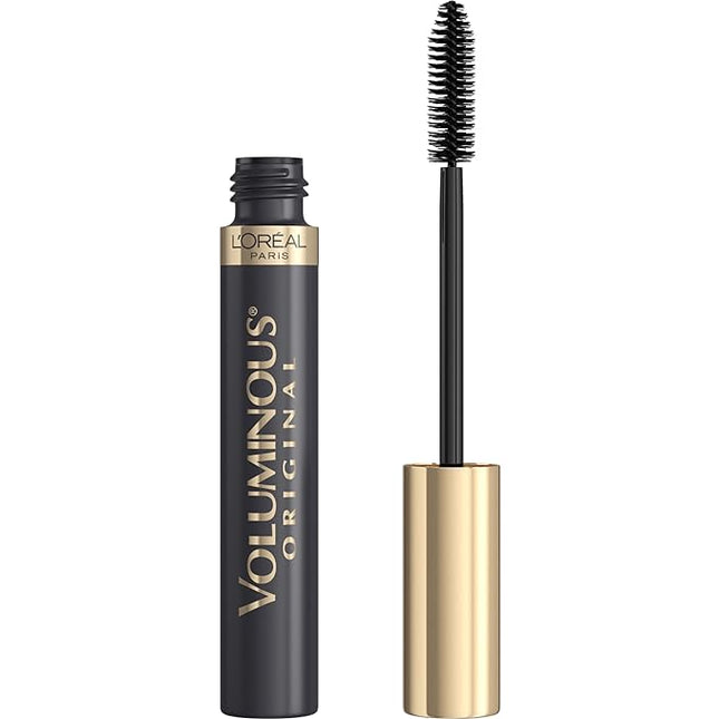 L’Oreal Paris Original Voluminous Mascara, Building Mascara Volume and Length Formula, Washable, Blackest Black, 0.26 Fl Oz., 1 Count