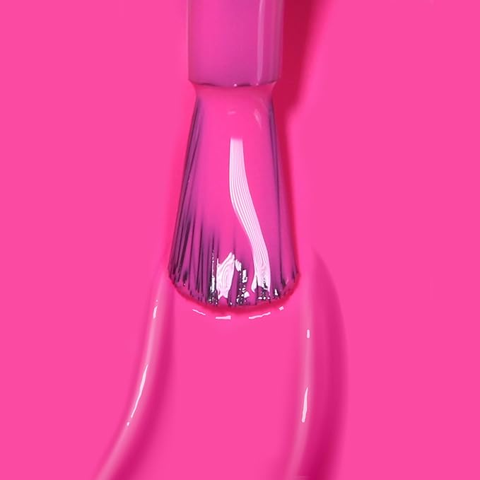LONDONTOWN lakur Nail Polish - Chip-Resistant, Non-Toxic, Conditions & Hydrates Nails | Glossy Hot Pink, Berry Punch, .40 fl oz