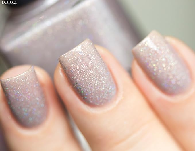 ILNP Manor House - Taupe Holographic Sheer Jelly Nail Polish