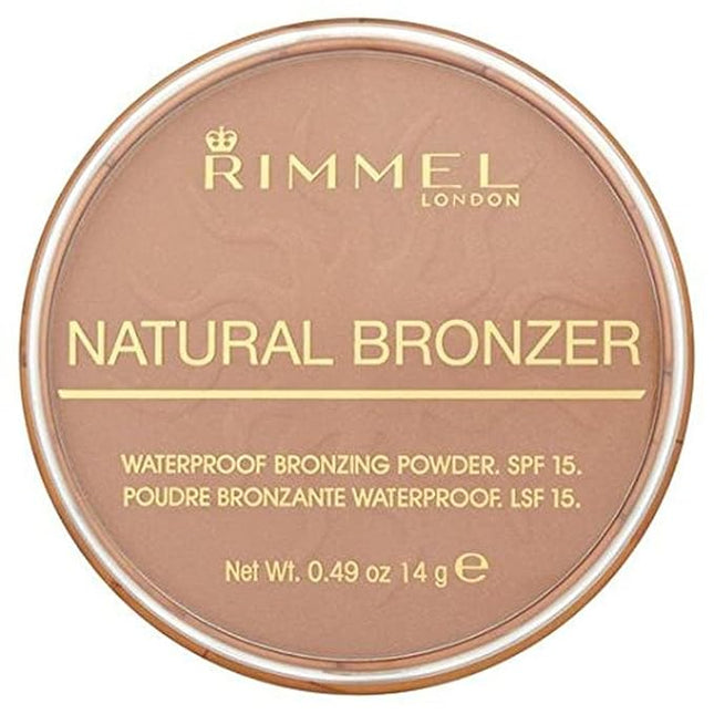 Rimmel London Natural - 022 Sun Bronze - Bronzer, Matte Finish, 0.49oz