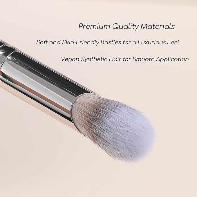 ENERGY Nose Contour Brush Angled Small Foundation Brush- Versatile Makeup Brush for Precision Contouring & Concealing, Perfect for Liquid, Cream & Powder Products
