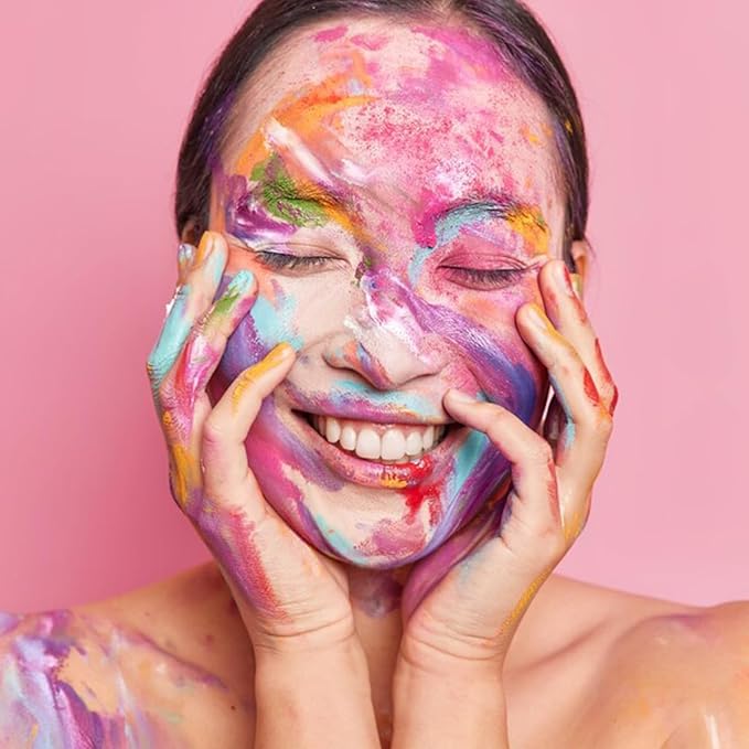 Bowitzki 14 Colors Face Body Paint Set Cream Makeup 20ml Water Based Face Painting Special Effects For Adults Children Kids Halloween Christmas Party Stage Cosplay 0.7OZ Each